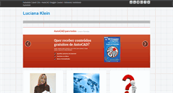Desktop Screenshot of lucianaklein.com